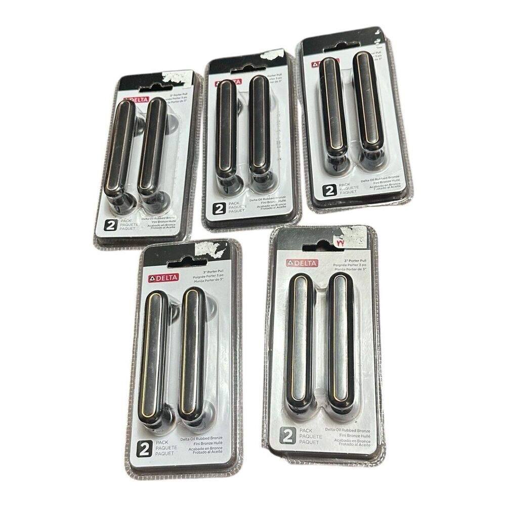 Delta P33744-ORB 3" Porter Cabinet Drawer Pull Oil Rubbed Bronze 10 Count